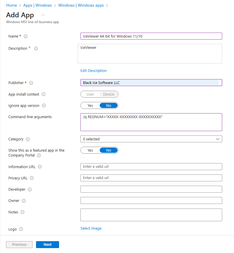 Deploying MSI Packages Using Microsoft Intune